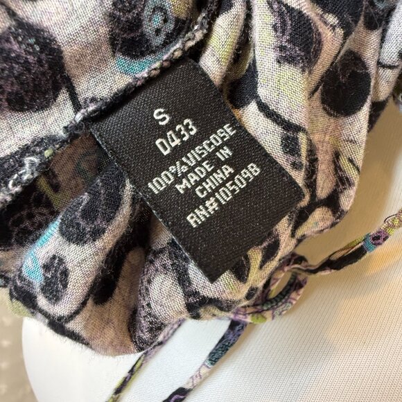 Floral BoHo Spaghetti-Strap Floor-Length Dress - Picture 11 of 14